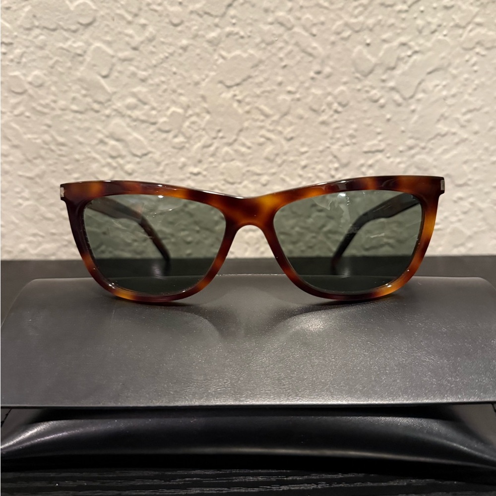 Saint Laurent Tortoise Shell Sunglasses
